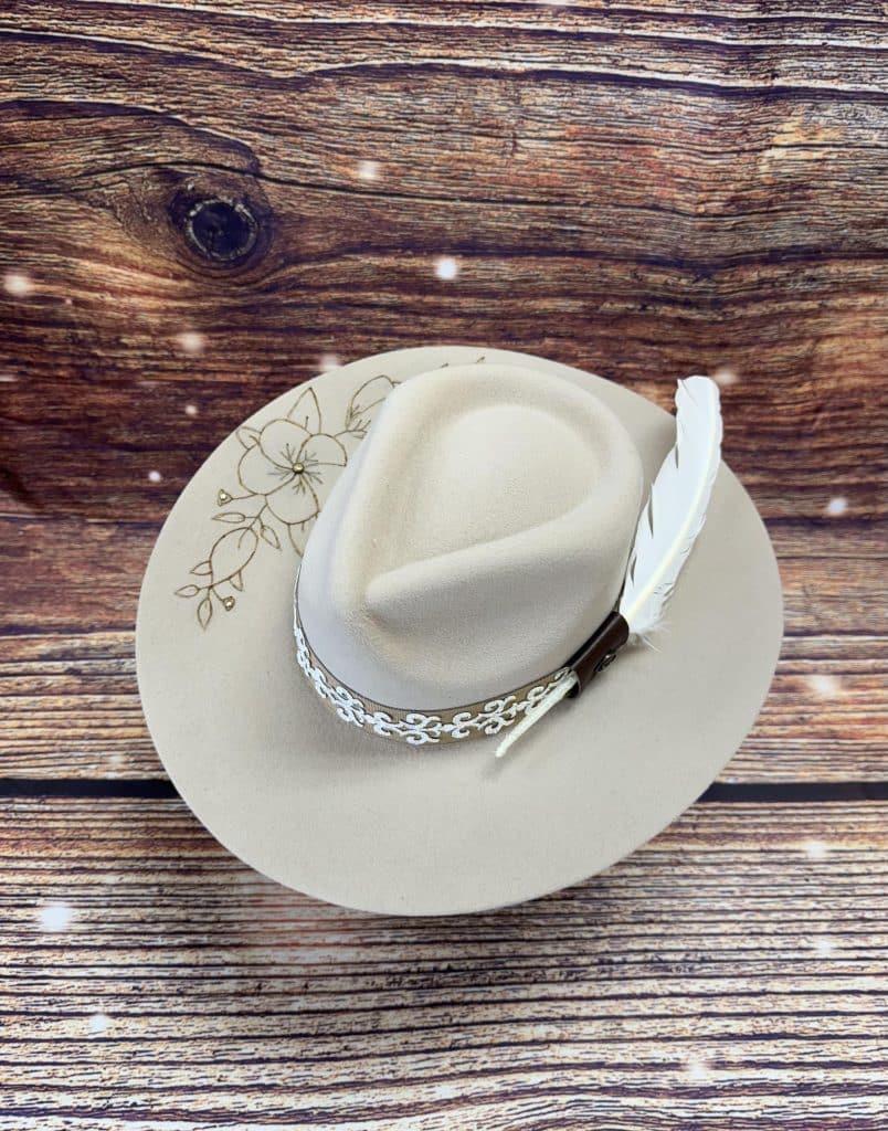 HATTERS OF AMERICA ROSE WOOL BELLY