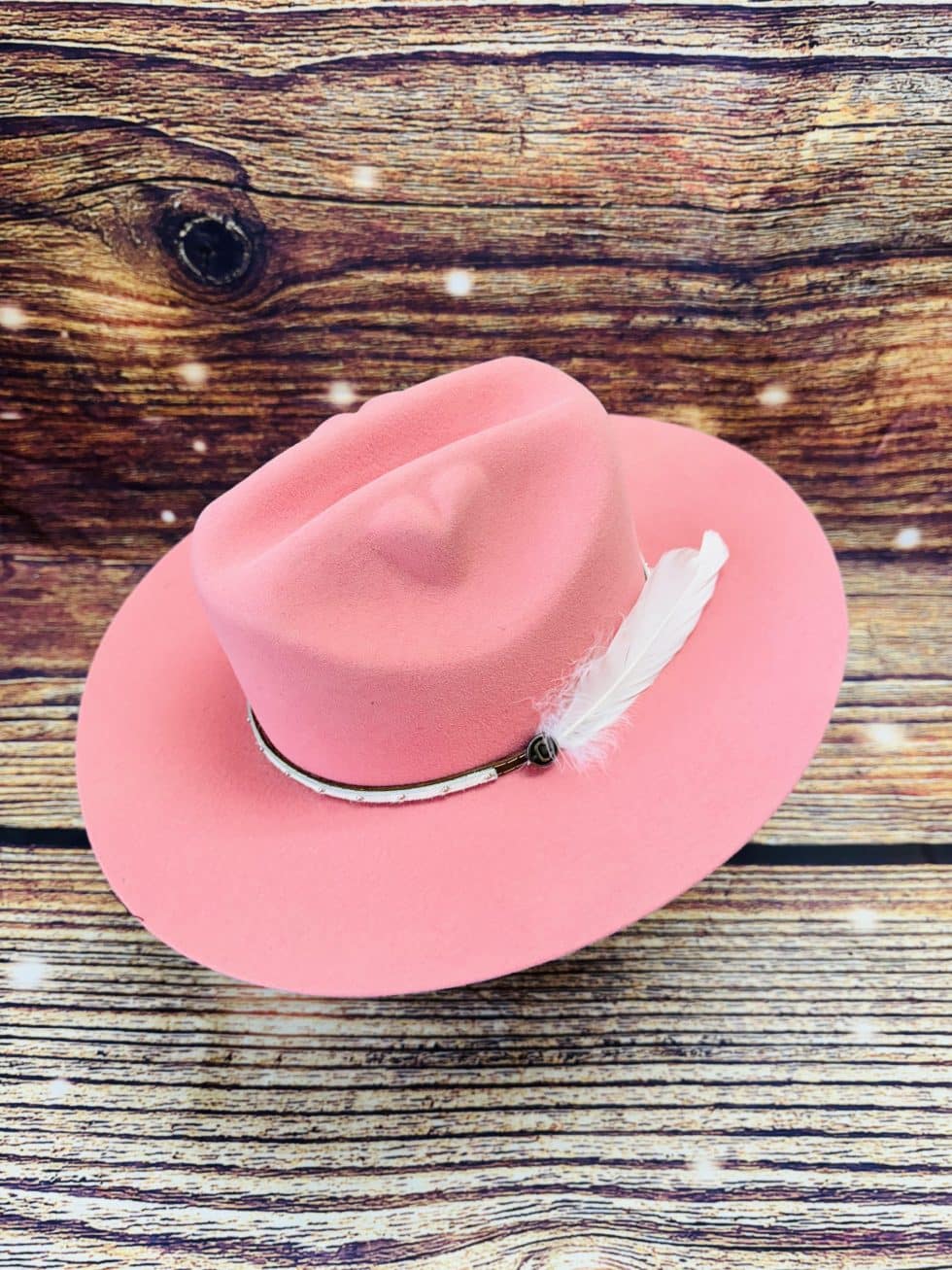 HATTERS OF AMERICA DIXIE WOOL PINK