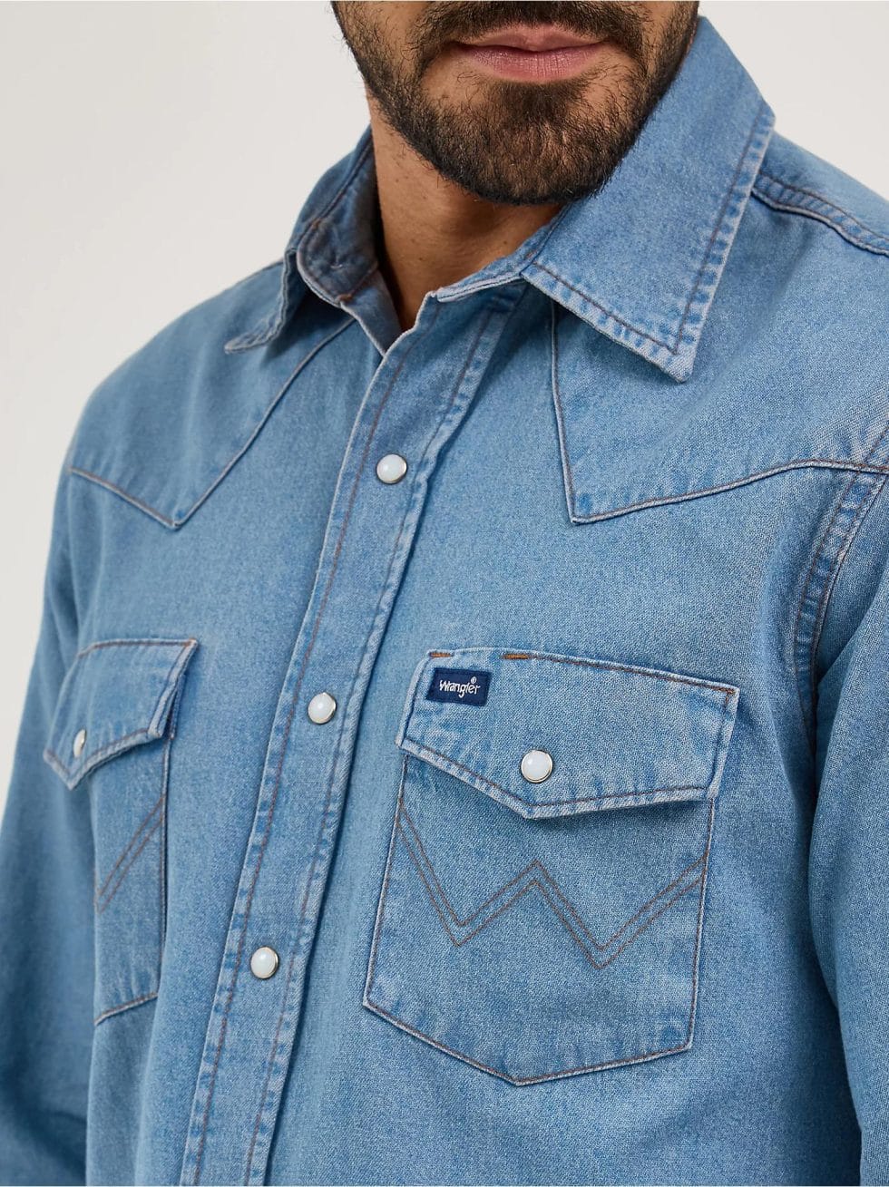 WRANGLER BASIC WK DENIM SNAP - Image 6