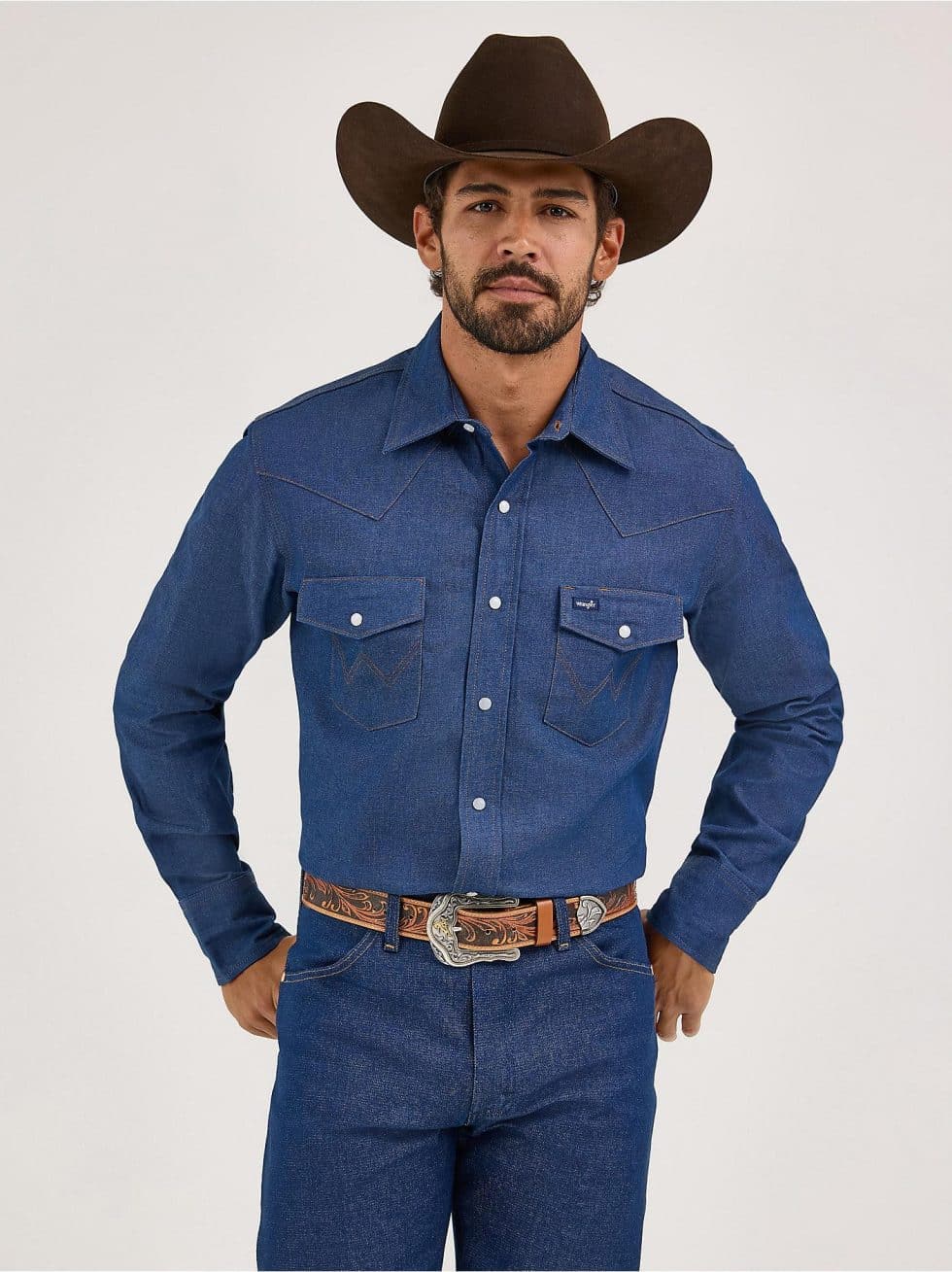 WRANGLER BASIC DENIM WK SNAP - Image 3