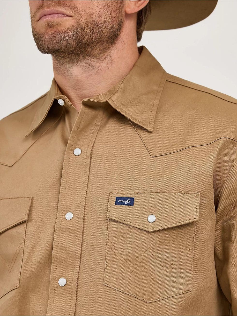 WRANGLER BASIC TWILL KHAKI - Image 5