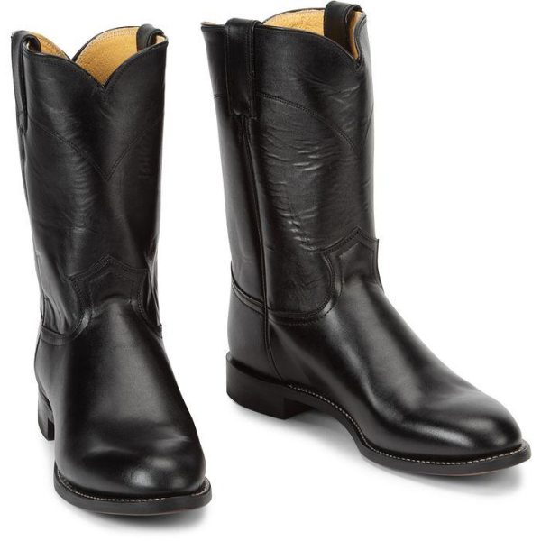 JUSTIN BOOT COMPANY J-41 DARK BROWN MARB