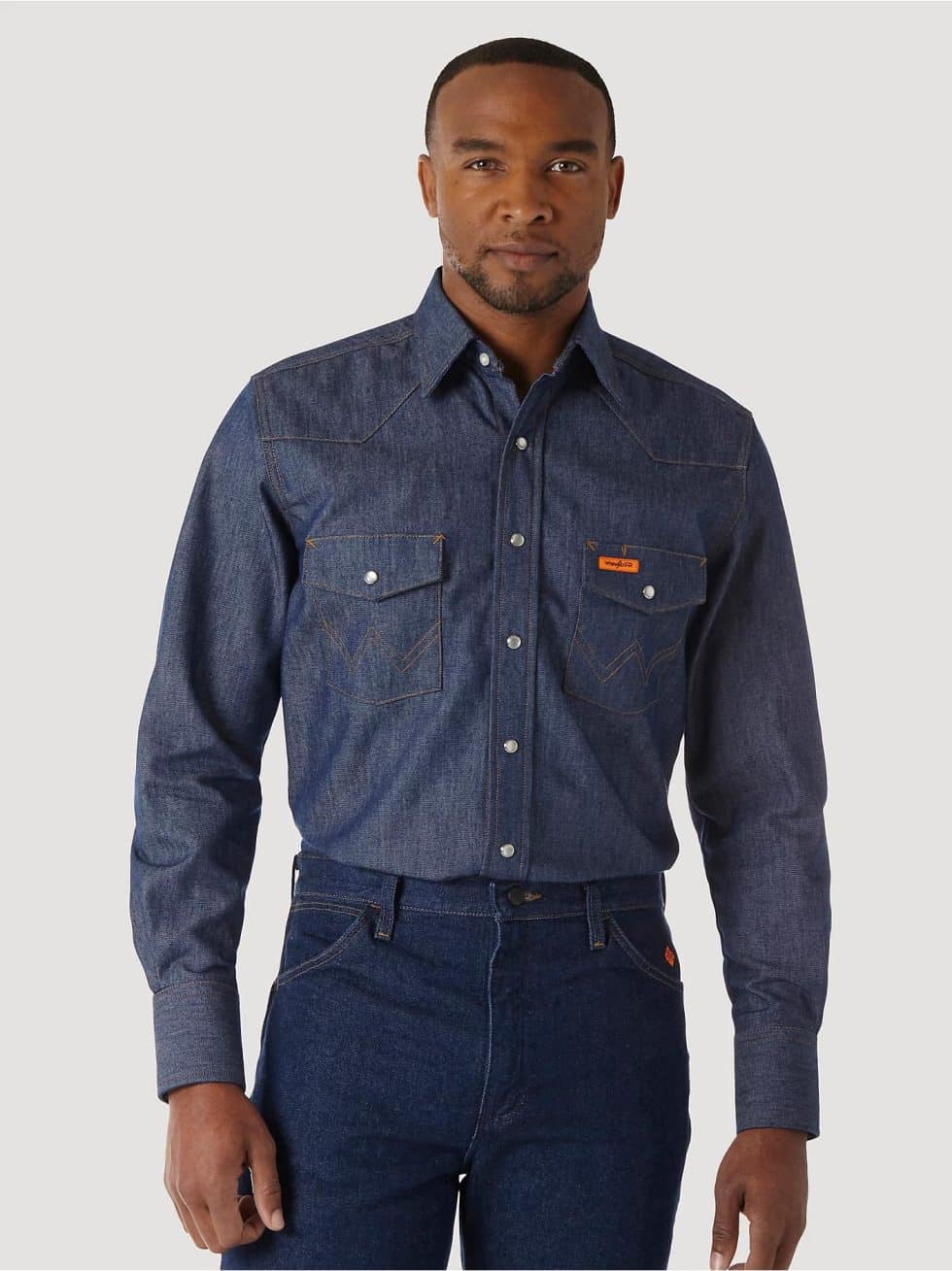 WRANGLER MNS FR DENIM L/S