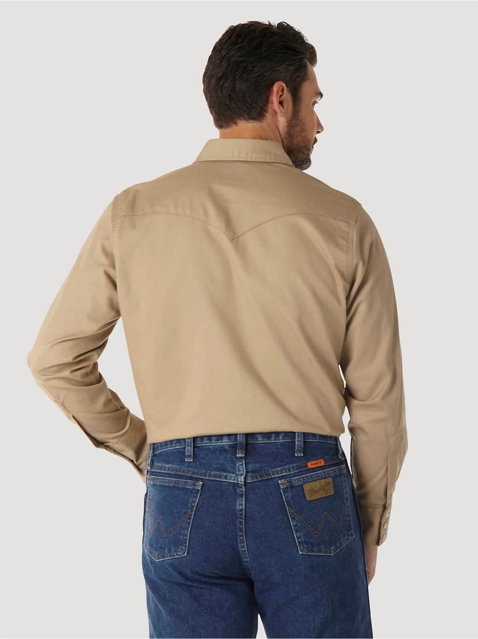 WRANGLER MNS FR KHAKI SNAP - Image 3