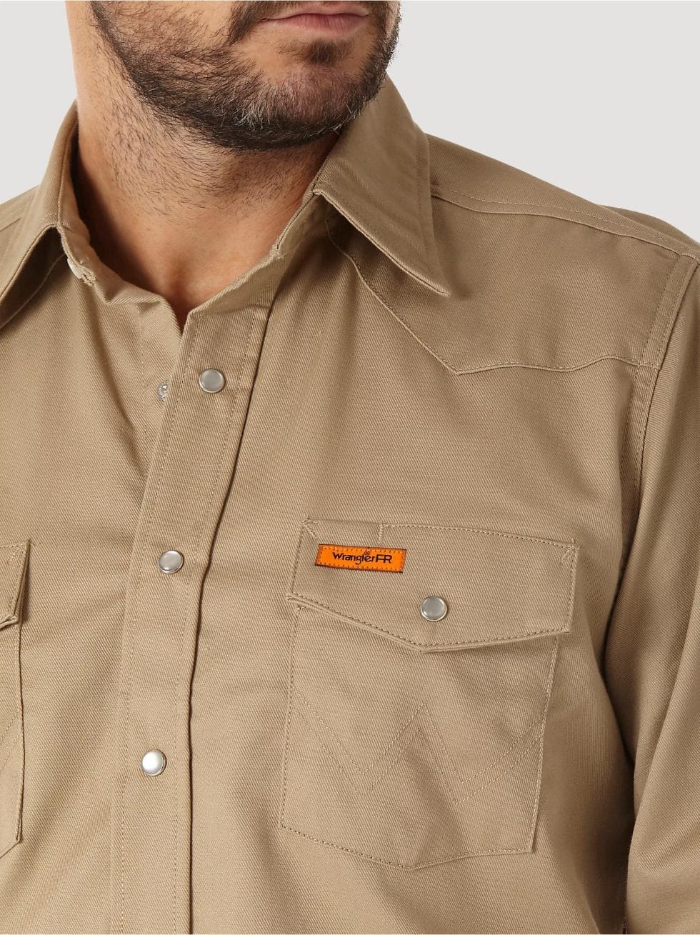 WRANGLER MNS FR KHAKI SNAP - Image 4