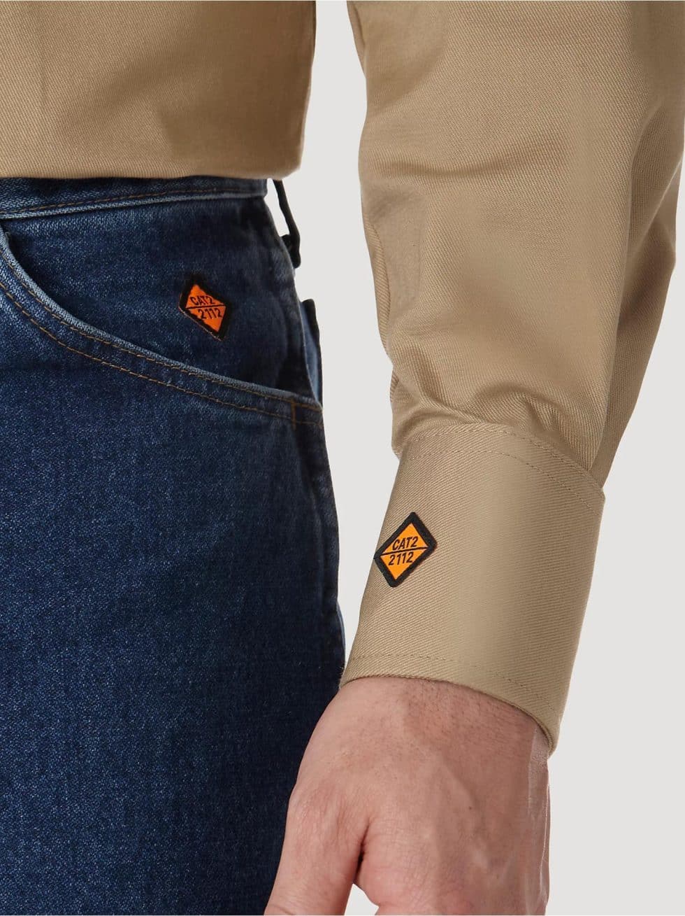 WRANGLER MNS FR KHAKI SNAP - Image 5