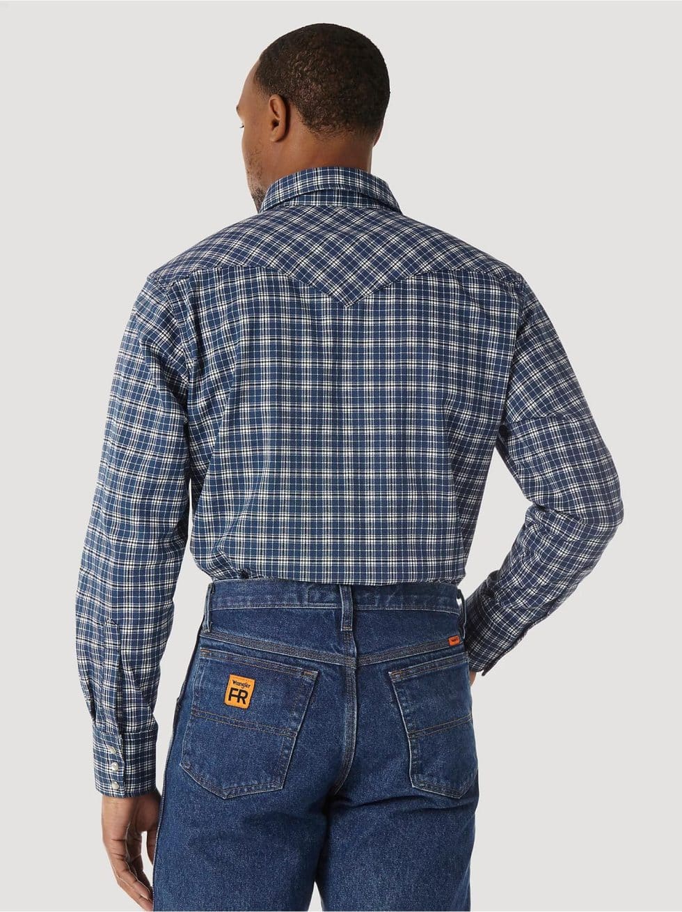 WRANGLER FR NAVY PLAID - Image 3