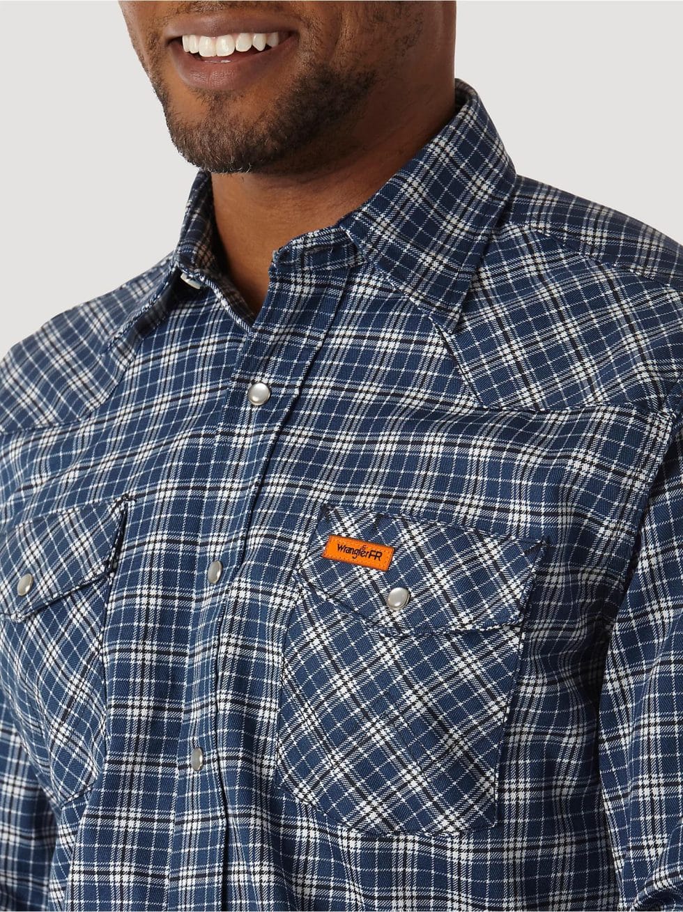 WRANGLER FR NAVY PLAID - Image 4