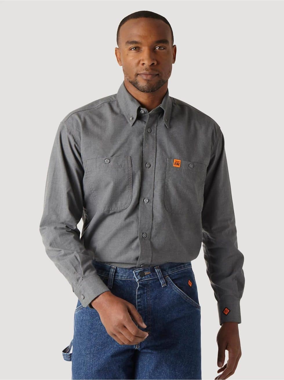 WRANGLER FR RIGGS TWILL GRY