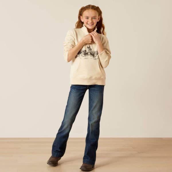ARIAT INTERNATIONAL INC GIRLS PASTURE 1/4 ZP  SWT - Image 4
