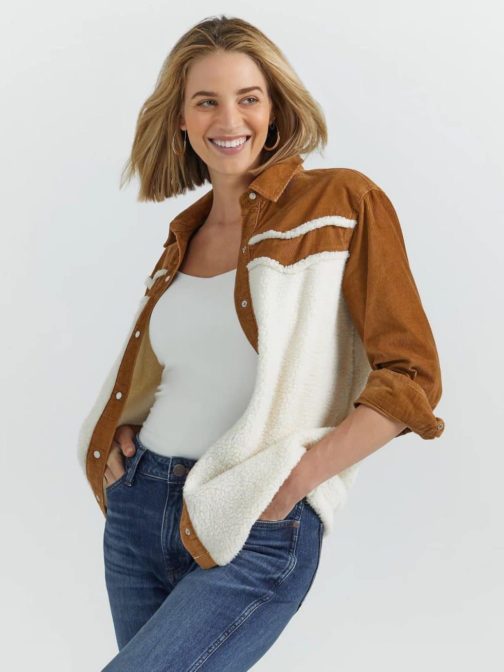 WRANGLER RETRO AMERICANA SHERPA JACKET