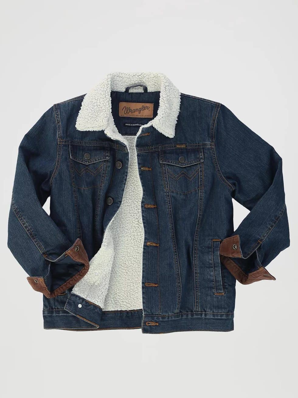 WRANGLER BOYS DENIM LINED JKT