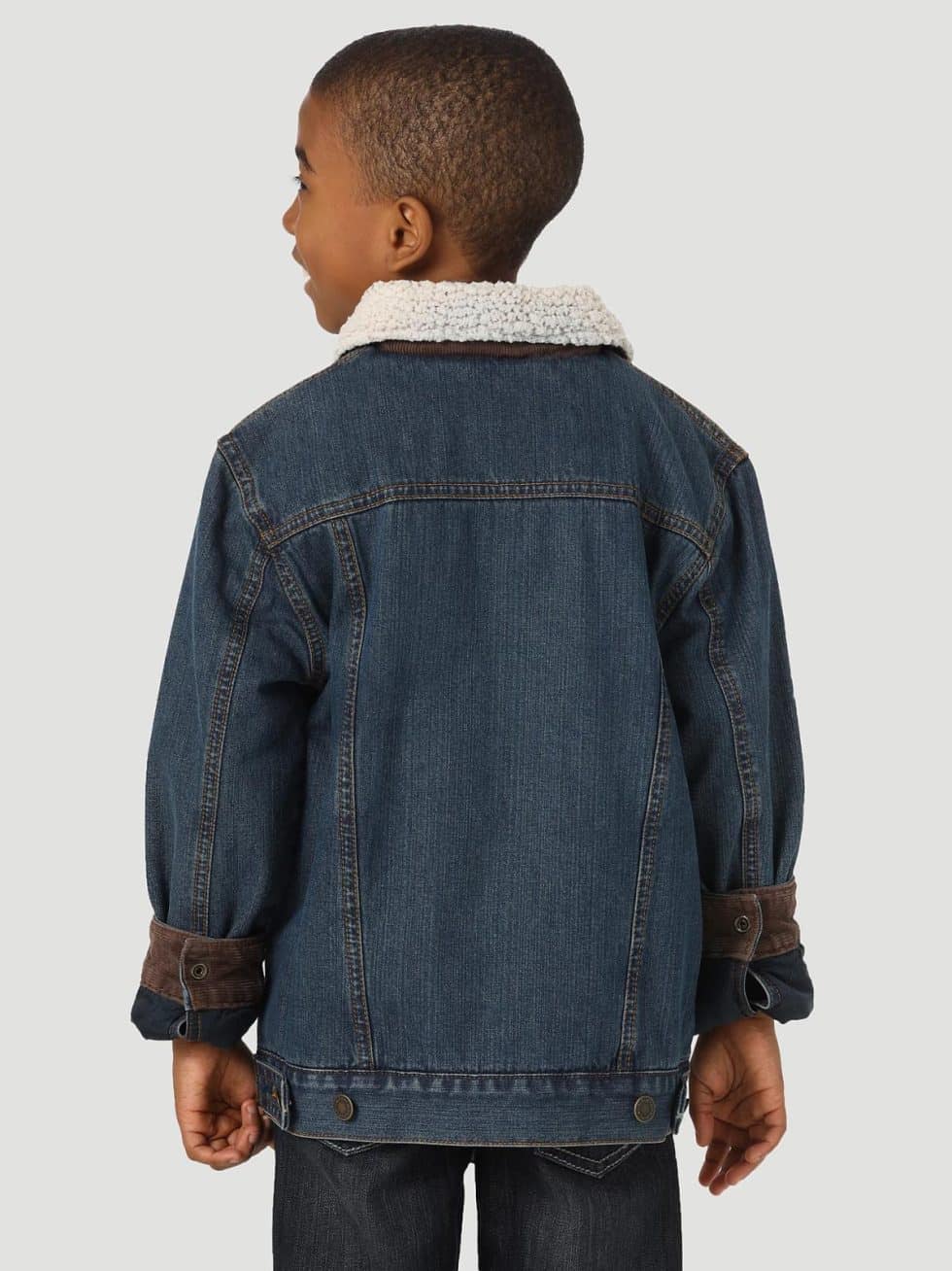 WRANGLER BOYS DENIM LINED JKT - Image 3