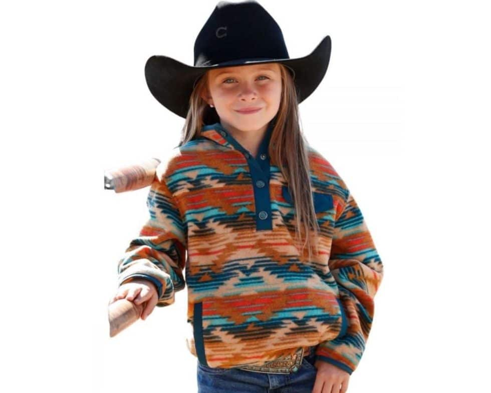 CINCH GIRLS FLEECE PULLOVER OW23