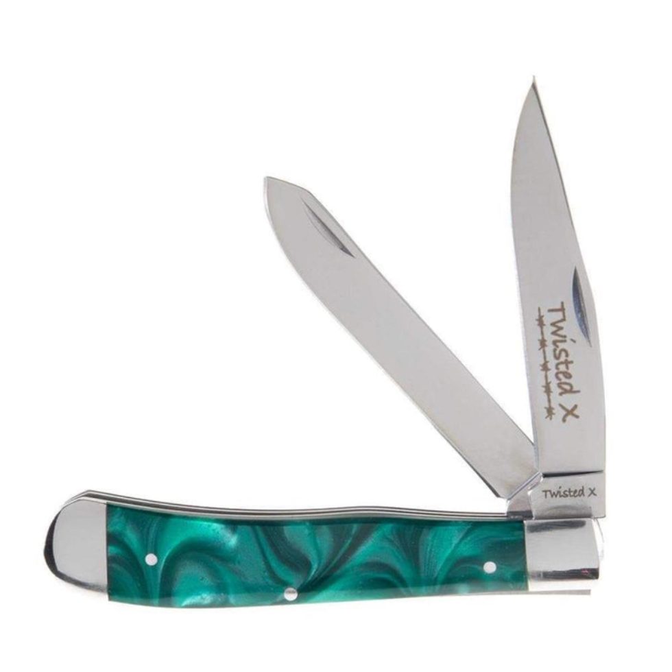 WESTERN FASHION ACCESSORIES 4" PEARLIZD BL/BLK