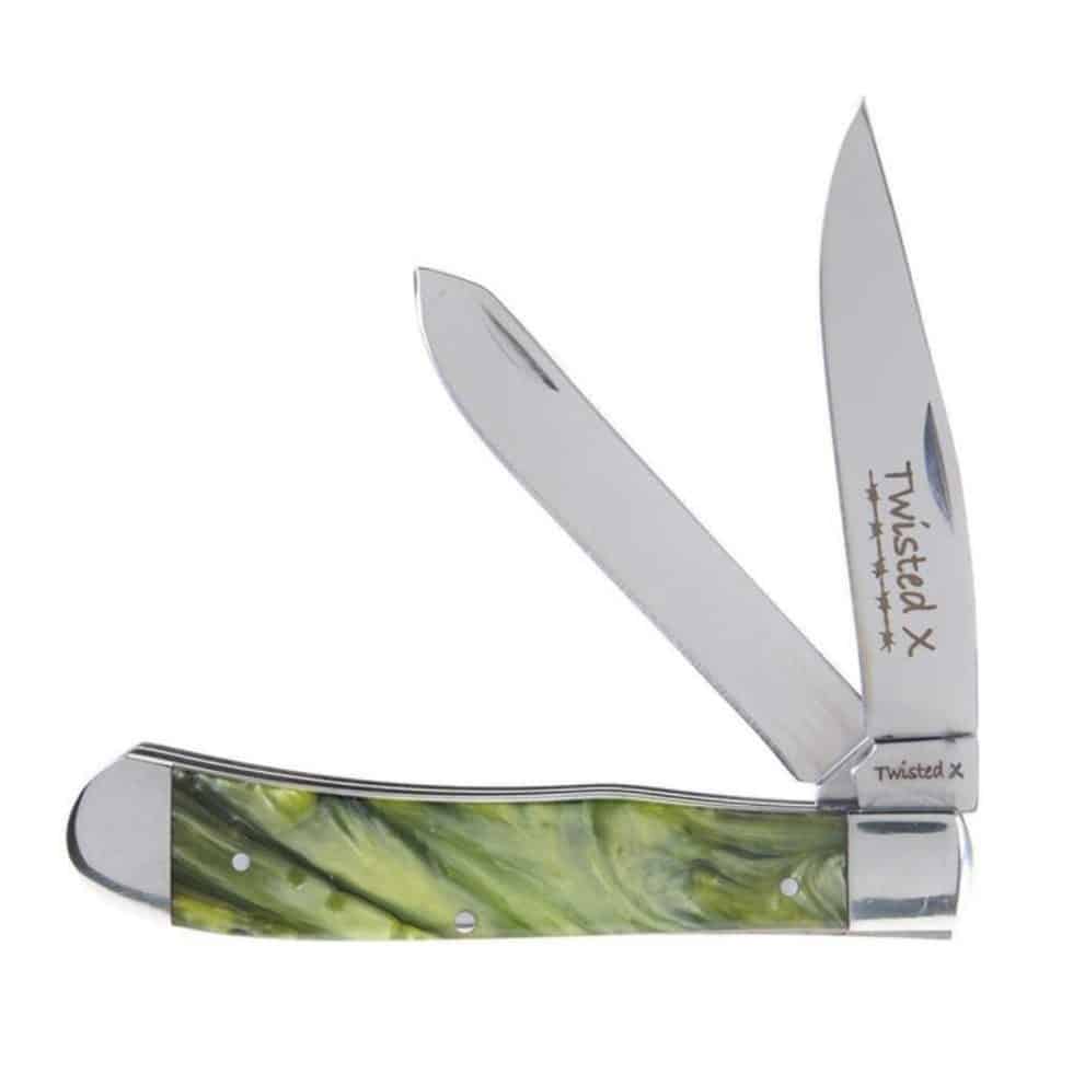 WESTERN FASHION ACCESSORIES TX GRN MARBLE KNIFE