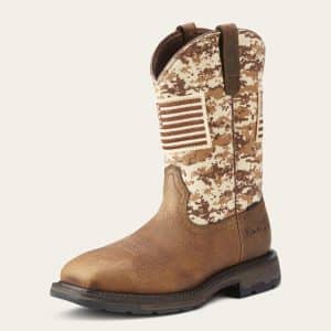 ARIAT WORKBOOTS AW-80 ST FLAG/CAMO