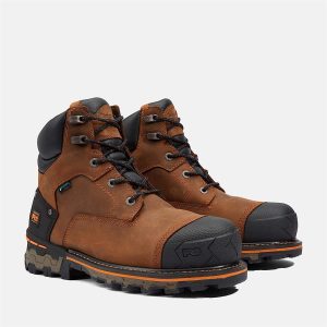 THE TIMBERLAND COMPANY TP-38 ST 6"LACE BRN
