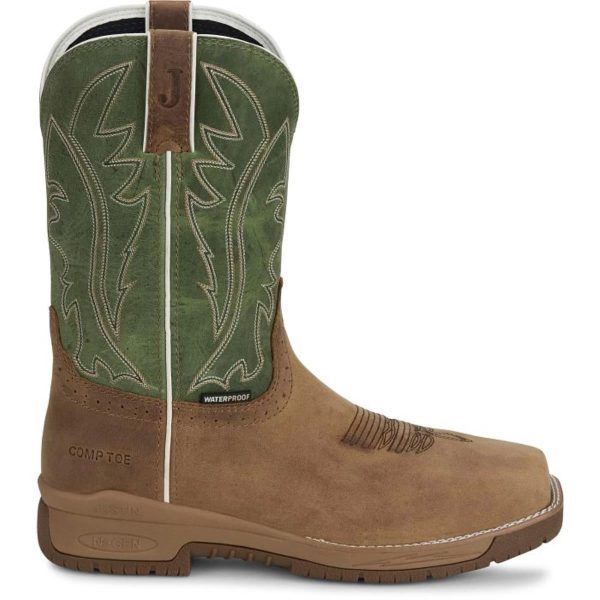 JUSTIN WORKBOOTS JW-10 WELL.  W/P - Image 4