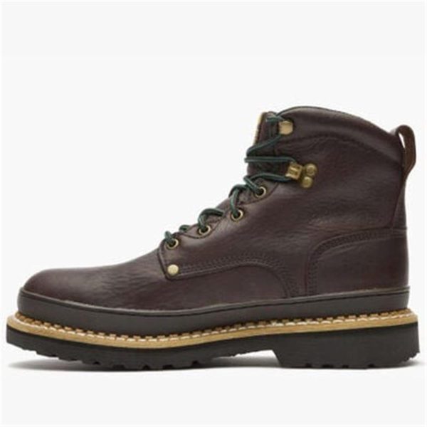 GEORGIA WORKBOOTS G-28 ST 6" LACE BRN - Image 5