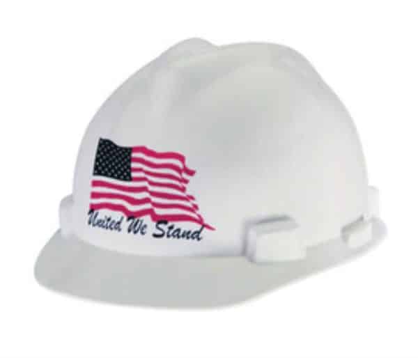 AIRGAS SAFETY WAVY AMERICAN FLAG U