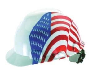 AIRGAS SAFETY DUAL AMERICAN FLAG