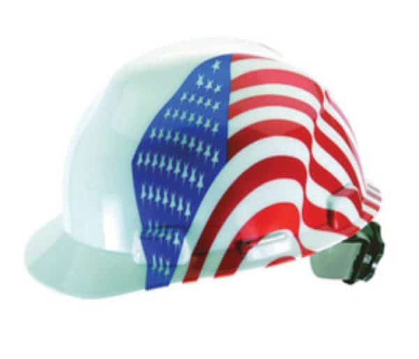 AIRGAS SAFETY DUAL AMERICAN FLAG