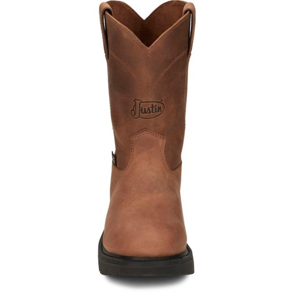 JUSTIN WORKBOOTS JW-68 PULL ON RD PT - Image 5