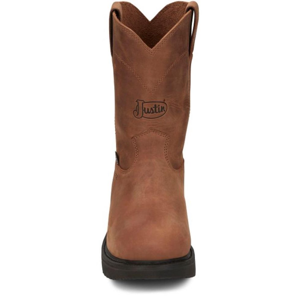 JUSTIN WORKBOOTS JW-66 PULL ON RD ST - Image 5