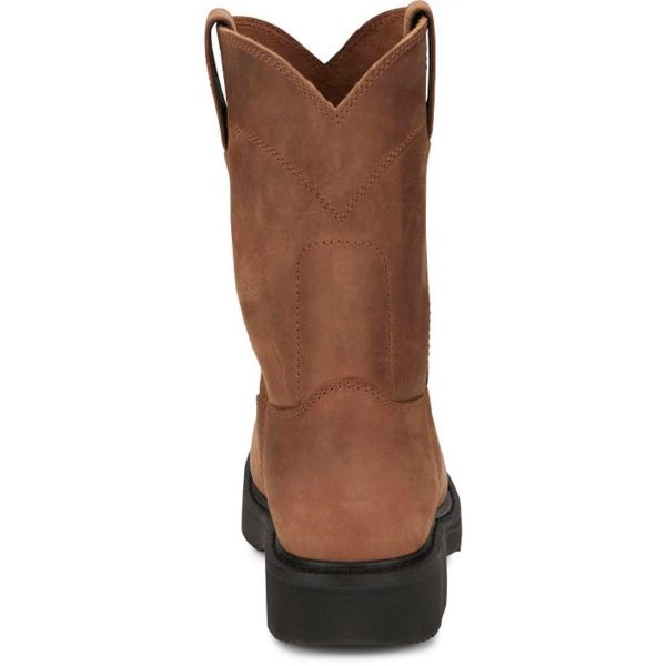 JUSTIN WORKBOOTS JW-66 PULL ON RD ST - Image 6
