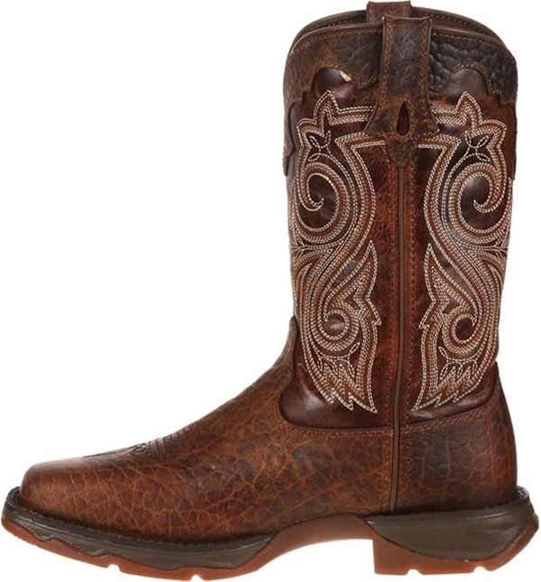 DURANGO WORKBOOTS D-255 ST BRN 10" WESTERN - Image 3