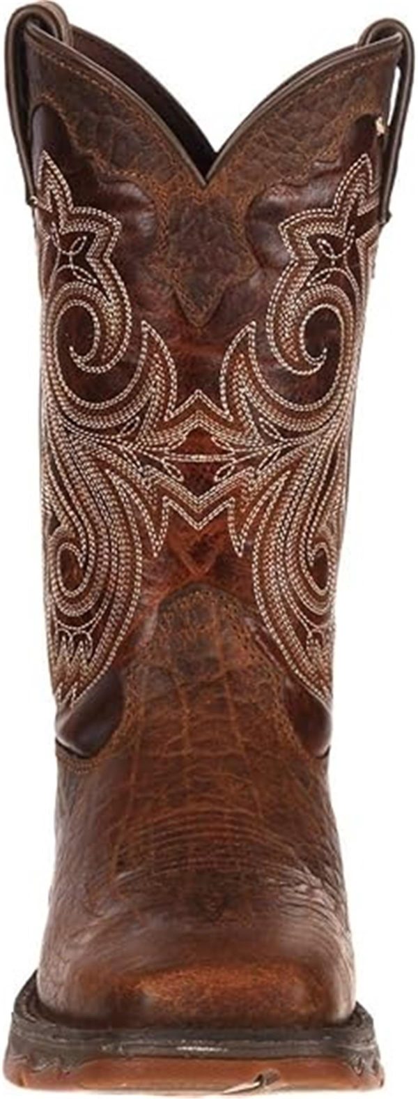 DURANGO WORKBOOTS D-255 ST BRN 10" WESTERN - Image 4