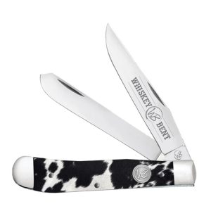 WHISKEY BENT KNIVES BLACK HIDE TRAPPER