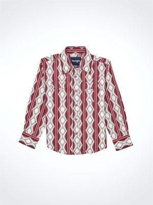 WRANGLER BOYS CHECOTAH LONG SLEEVE SHIR