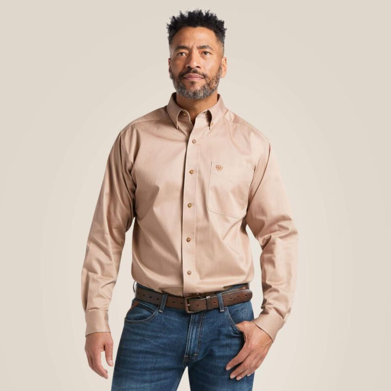 ARIAT INTERNATIONAL INC KHAKI SOLID TWILL
