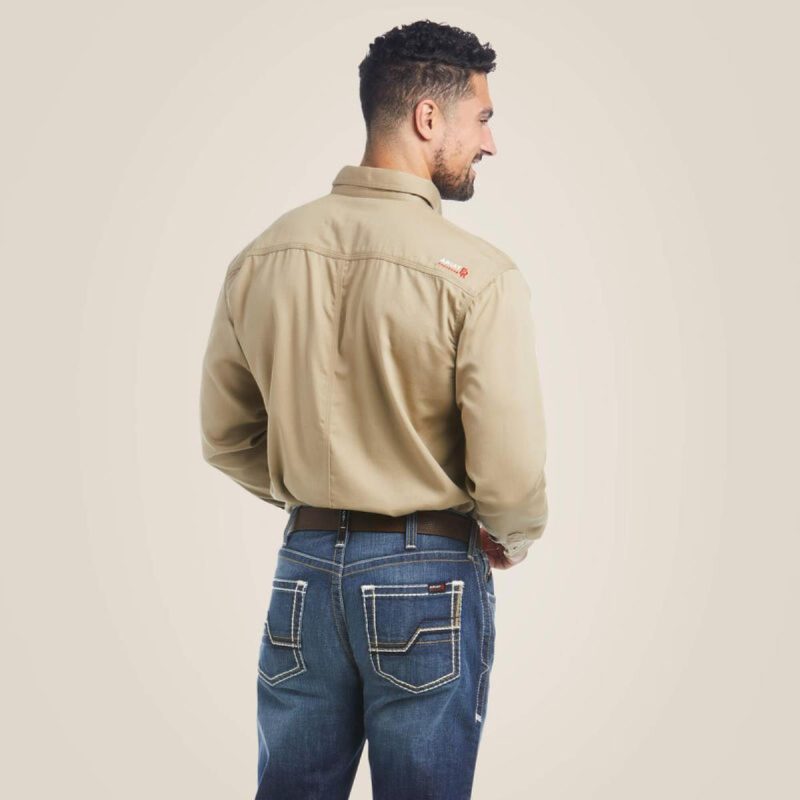 ARIAT INTERNATIONAL INC FR SOLID KHAKI L/S - Image 4