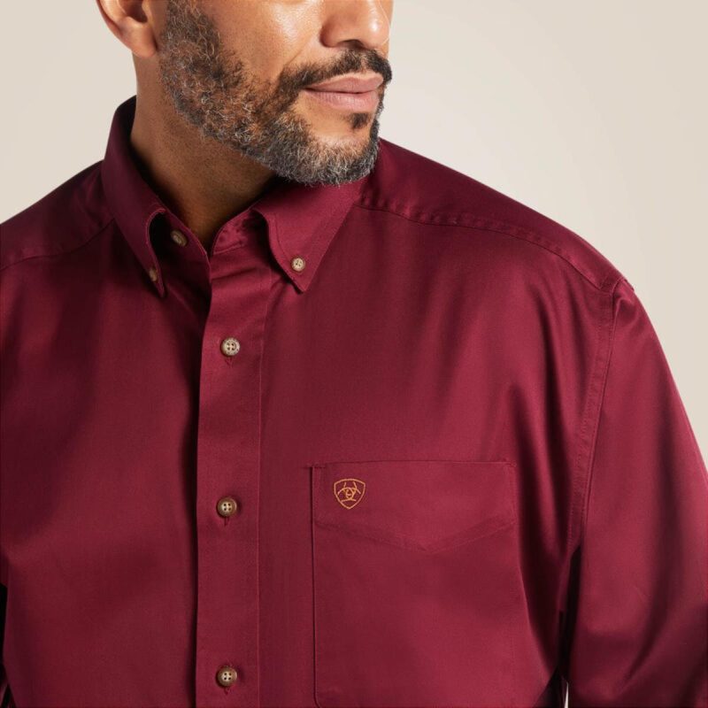 ARIAT INTERNATIONAL INC BURGANDY SOLID TWILL - Image 4
