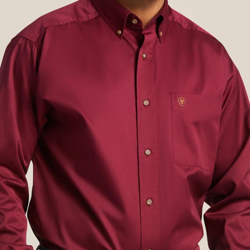 ARIAT INTERNATIONAL INC BURGANDY SOLID TWILL - Image 6
