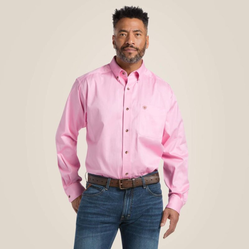 ARIAT INTERNATIONAL INC PR PINK SOLID TWILL