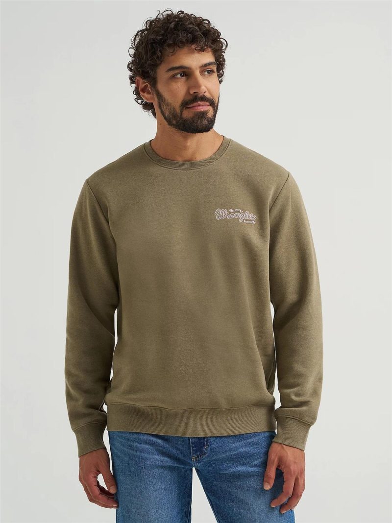 WRANGLER WRANGLER GRAPHIC PULLOVER - RE