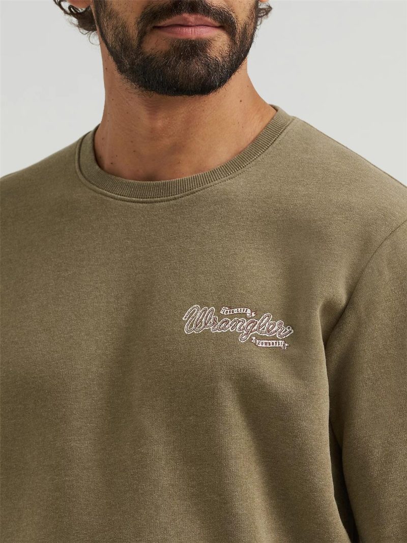 WRANGLER WRANGLER GRAPHIC PULLOVER - RE - Image 4