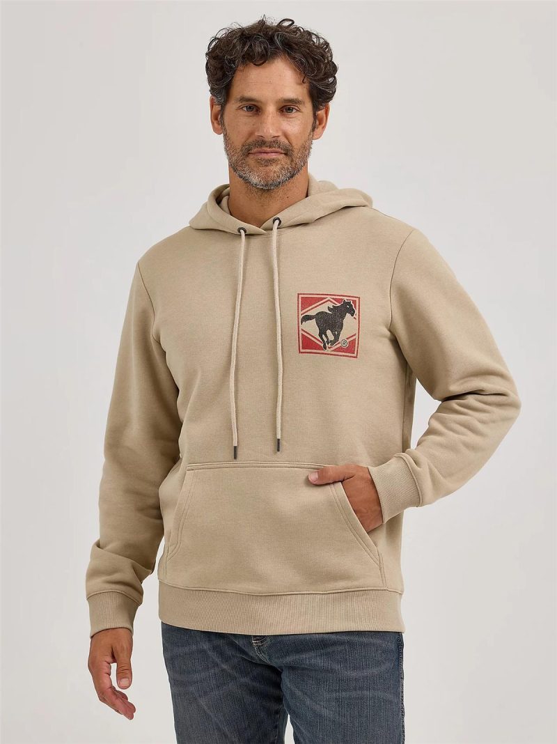 WRANGLER WRANGLER GRAPHIC HOODIE - REGU