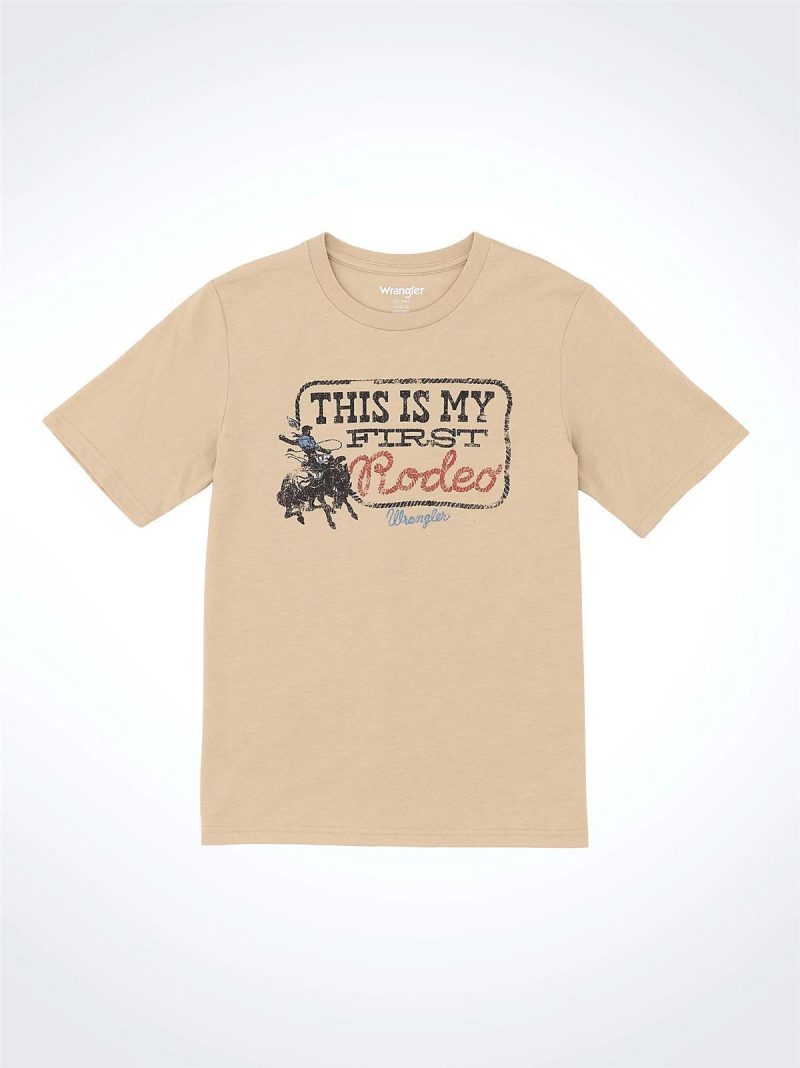 WRANGLER WRANGLER BOYS SHORT SLEEVE T-S