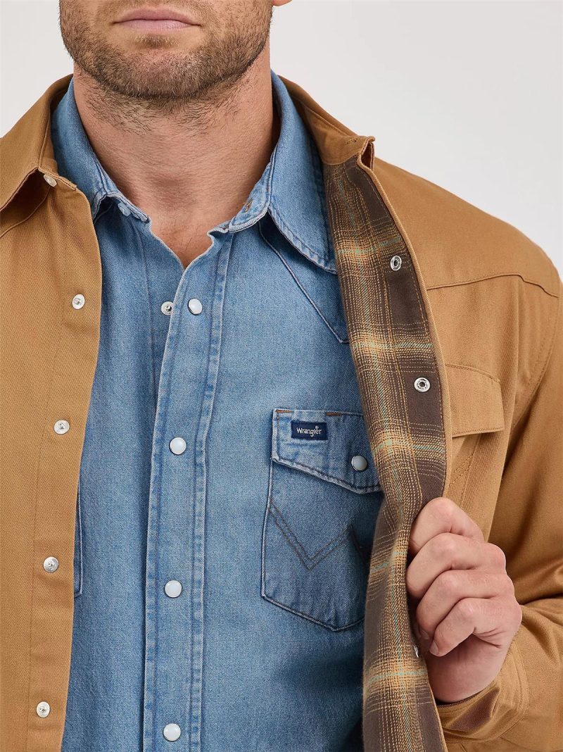 WRANGLER WRANGLER FLANNEL LINED WORKSHI - Image 4
