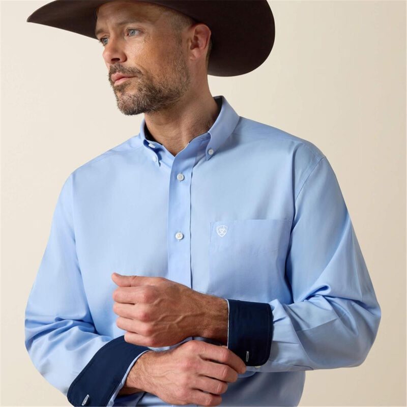 ARIAT INTERNATIONAL INC WRINKLEFREE LT BLUE - Image 5