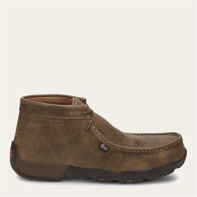 JUSTIN WORKBOOTS JW-50 ST 4"  CHUKKA - Image 3