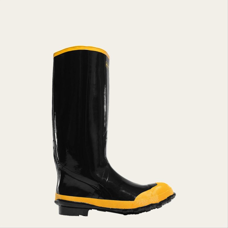 LACROSSE FOOTWEAR INC. RUBBER BOOTS ST BLAC
