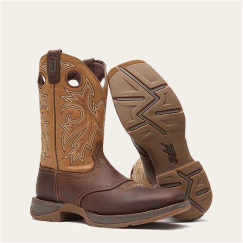 DURANGO BOOTS D-46 11 WEST TAN - Image 6