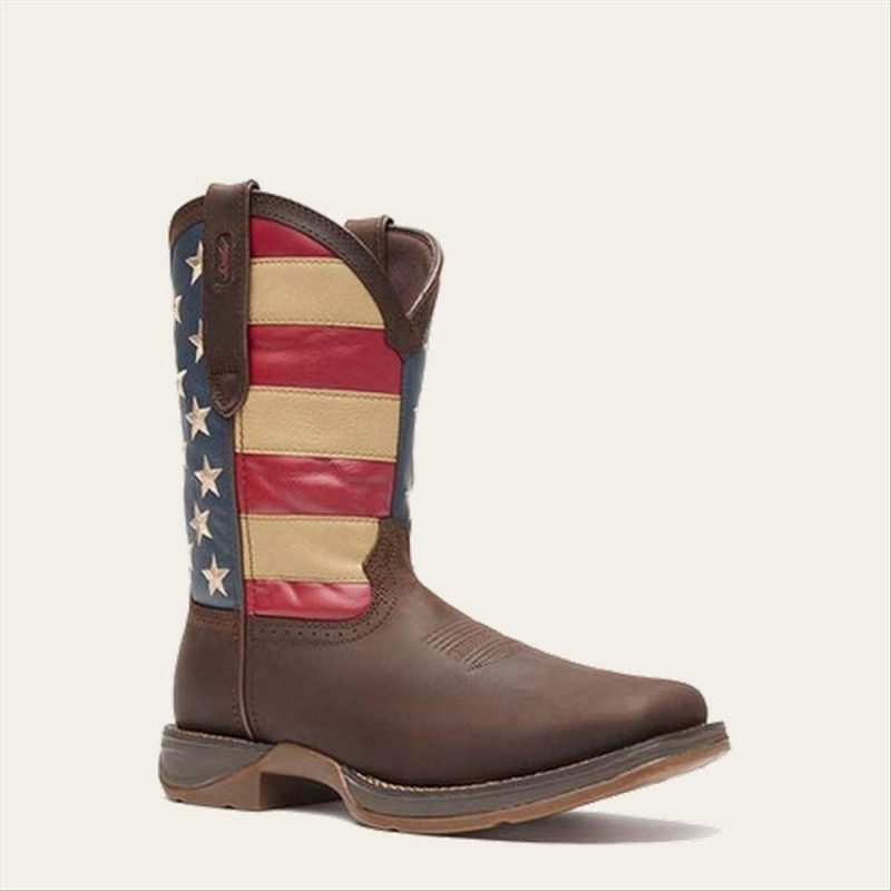 DURANGO BOOTS D-52 STKMN FLAG TOPS