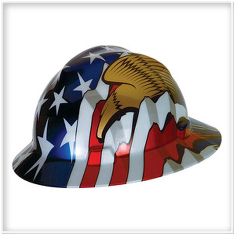 AIRGAS SAFETY FLAG 2 EAGLES FB HH
